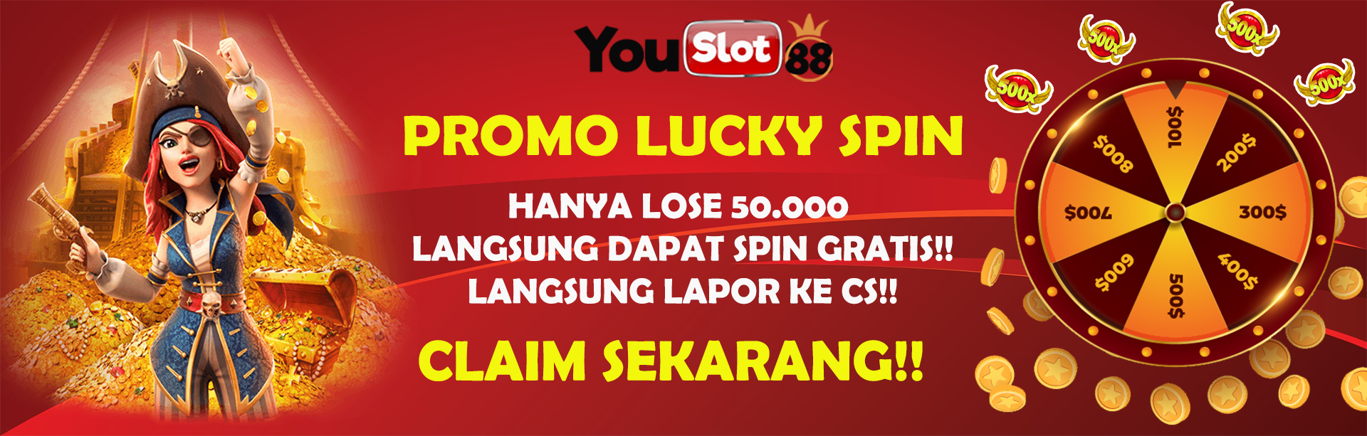 PROMO BONUS LUCKY SPIN YOUSLOT88