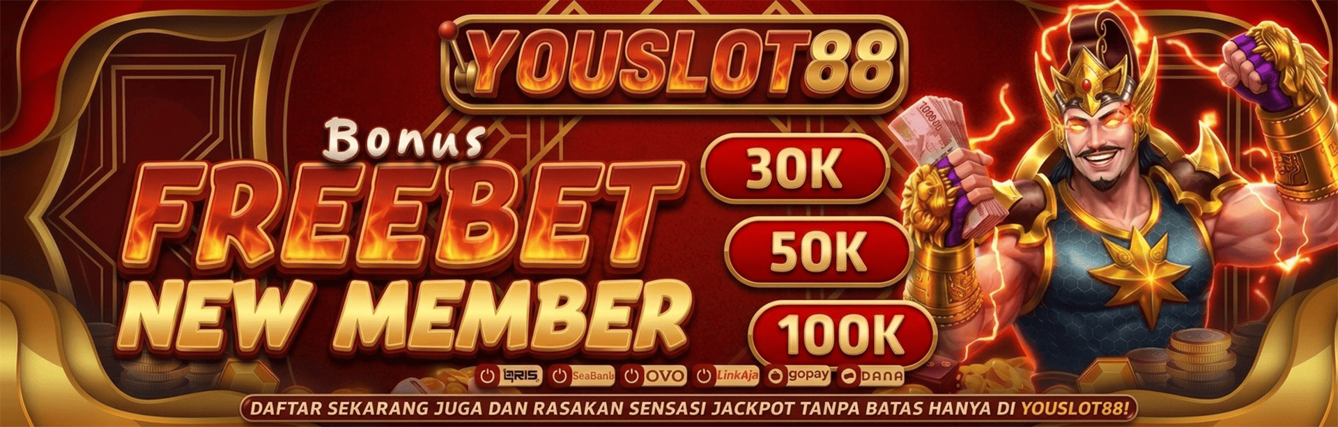 YOUSLOT88 BONUS FREEBET